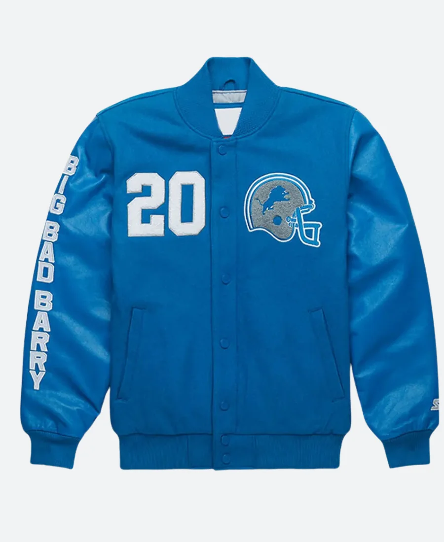Barry Sanders Detroit Lions Jacket