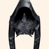 Bat Hat Hooded Short Jacket Front Image