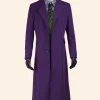 Batman The Dark Knight Joker Halloween Trench Coat Front Image