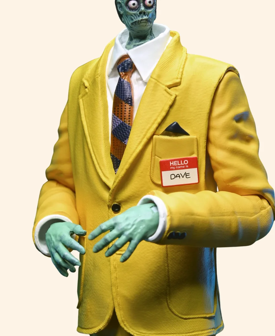 Beetlejuice Beetlejuice 2024 Bob The Shrinker Head Blazer Close Image