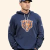Ben Johnson Chicago Bears 2025 Sideline Hoodie Front Image