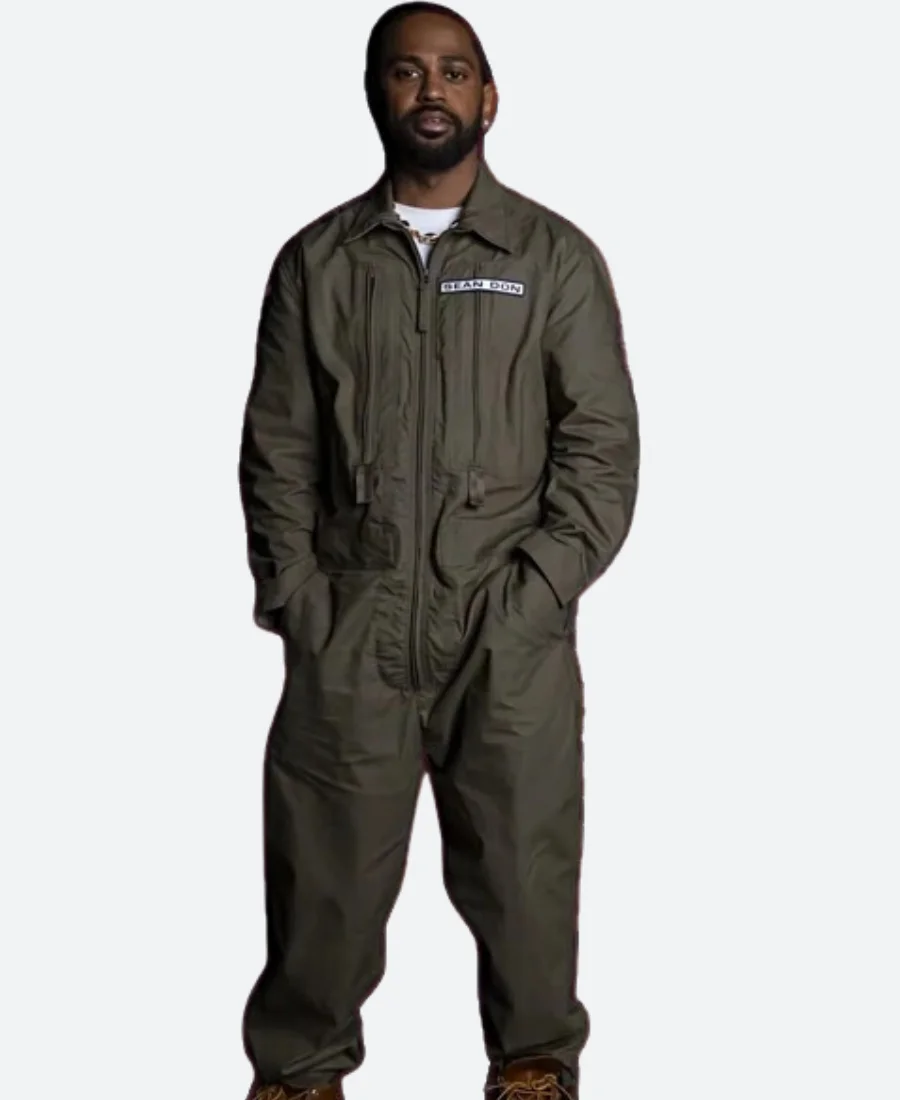 Big Sean Tobey Hip Hop Song Green Jumpsuit