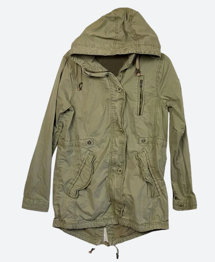 Black Doves Helen Hooded Jacket