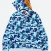Blue Bape Hoodie Front Image
