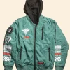 Boomslank x M.RAGE Arsenal Bomber Jacket Front Image