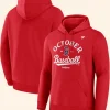 Boston Red Sox 2025 Postseason Locker Room Hoodie Front And Back Image