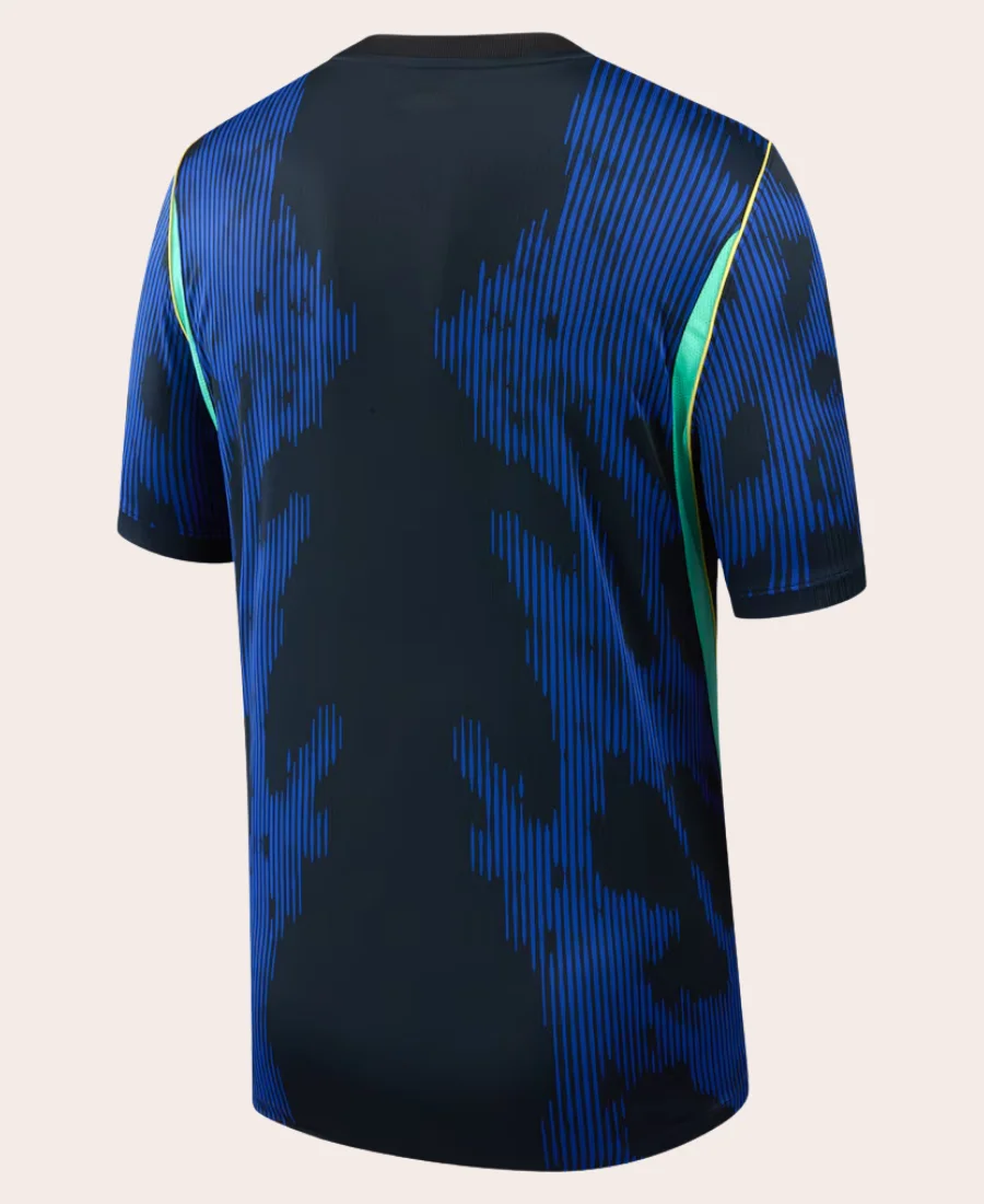 Brazil 2026 Stadium Away Jersey Back Image