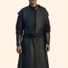 Britannia S03 Aulus Leather Trench Coat Front Image