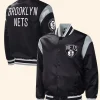 Brooklyn Nets Division Letterman Varsity jacket Front & back Image