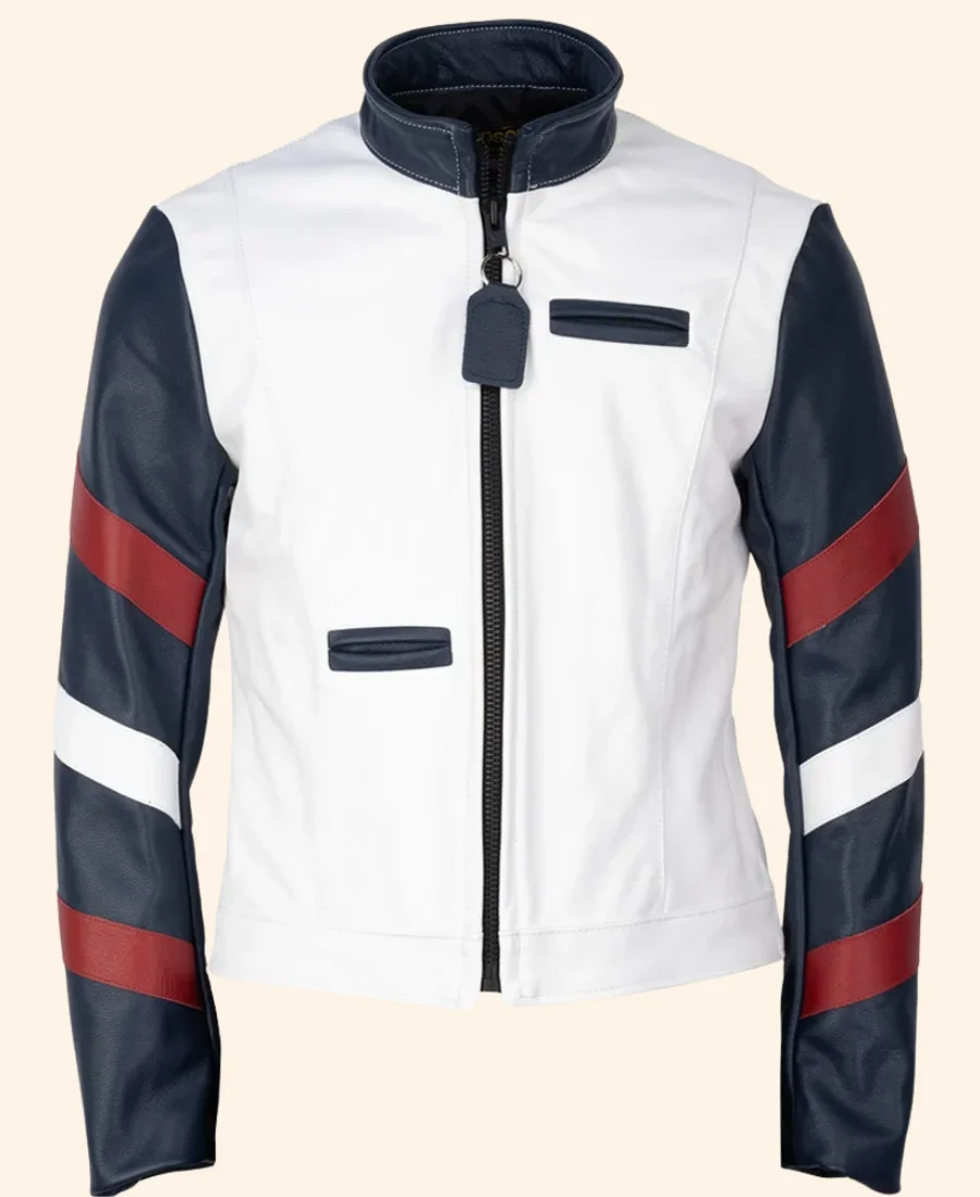 Bruce Lee Leather Jacket Front Image