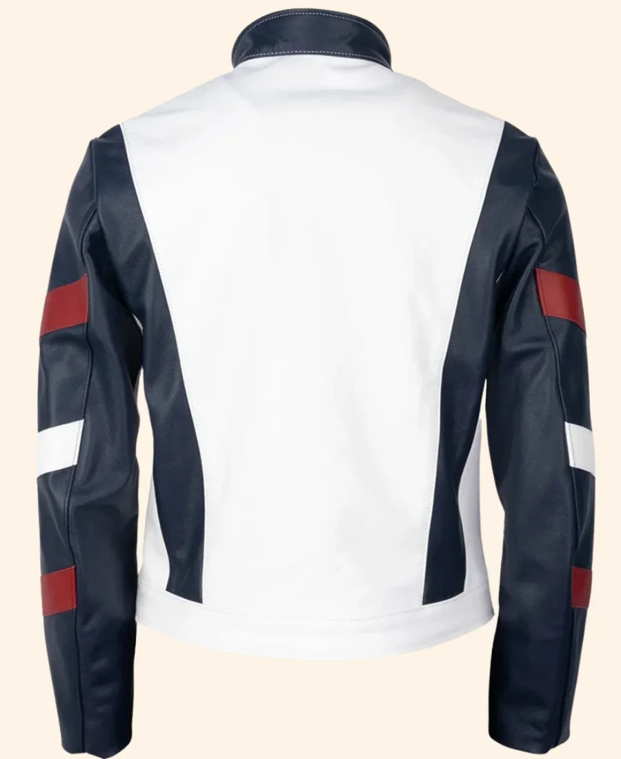 Bruce Lee Leather Jacket back Image