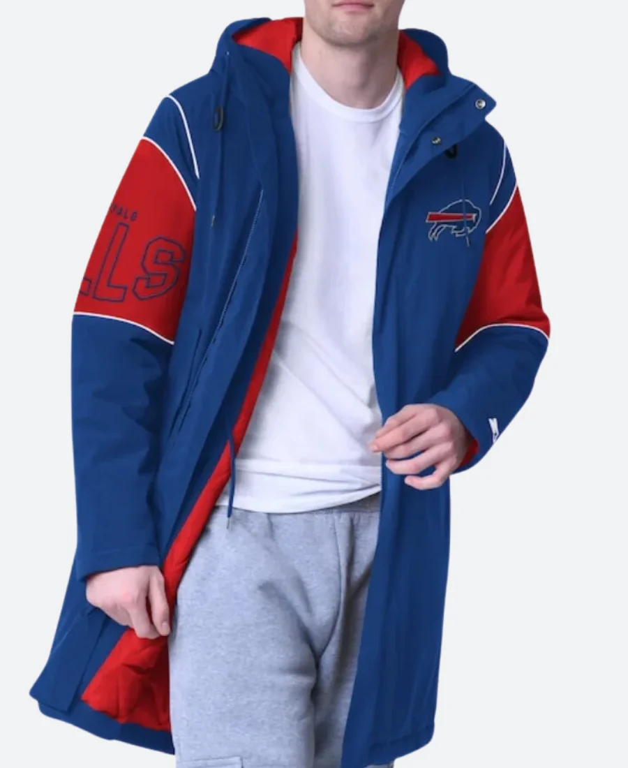 Buffalo Bills Dynasty Polyfill Stadium Coat