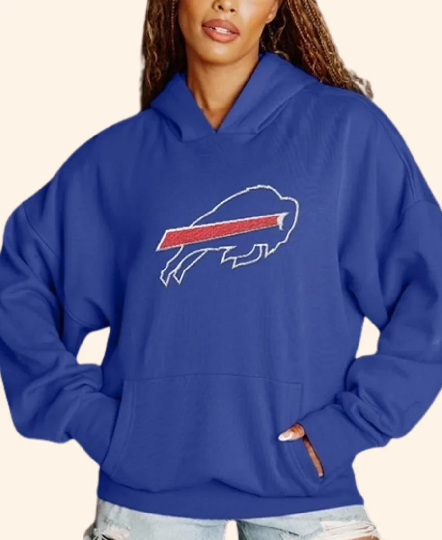 Buffalo Bills Never Stop Hoodie Front Image