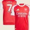 Bukayo Saka Arsenal FC Jersey Front And Back Image