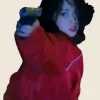 Butterfly Reina Hardesty Red Jacket Front Image