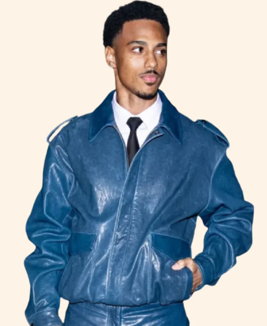CFDA Fashion Awards 2025 Keith Powers Leather Jacket Front Image