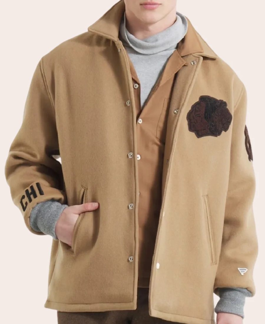 CM Punk Blackhawks Cashmere Jacket Image