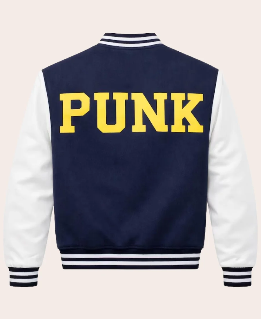 CM Punk Steiner Bros Varsity Jacket Back Image