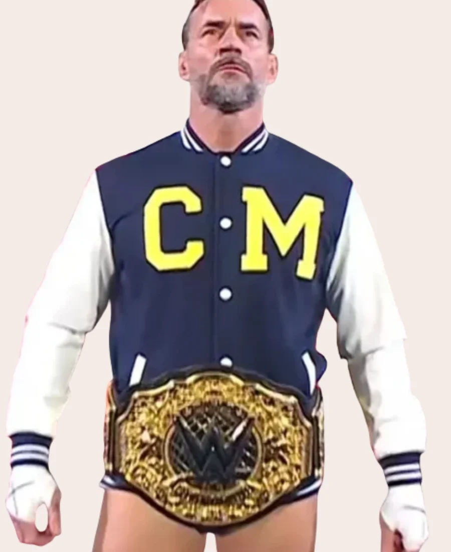 CM Punk Steiner Bros Varsity Jacket Image