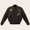 CNY Modern China Padded Bomber Jacket Front Image