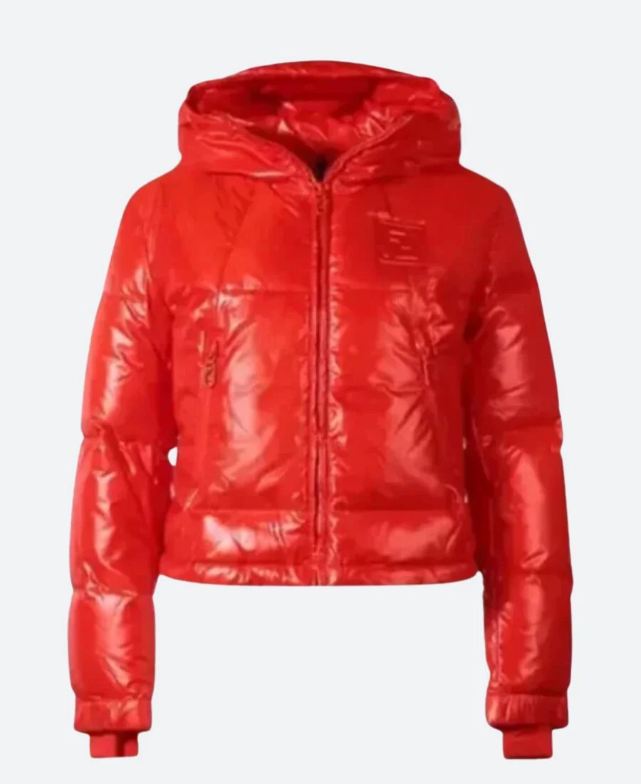 Caitlin Clark Chiefs Vs Texan Games Puffer Jacket