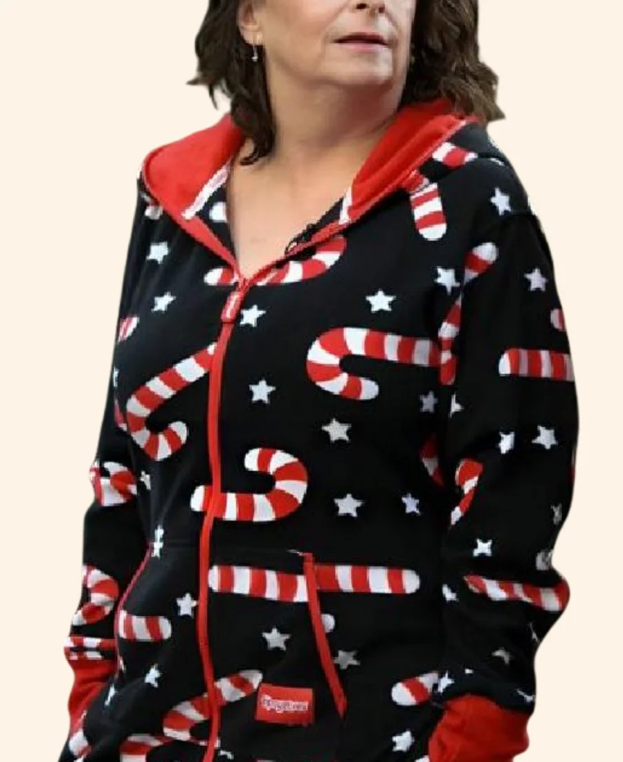 Candy Cane Rachel Dratch Jumpsuit Actor Image