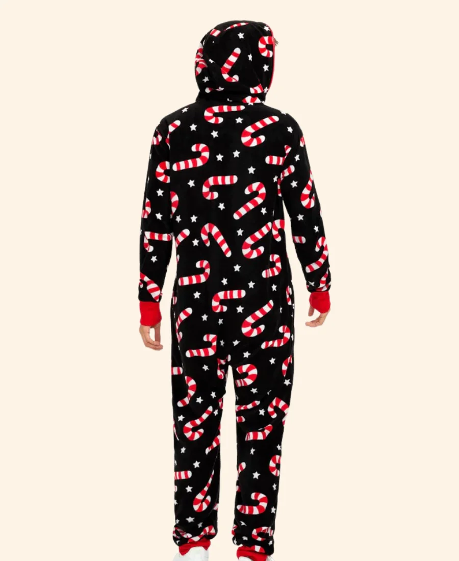 Candy Cane Rachel Dratch Jumpsuit Back Image