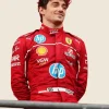 Charles Leclerc F1 Belgian Grand Ferrari Jumpsuit Front Image