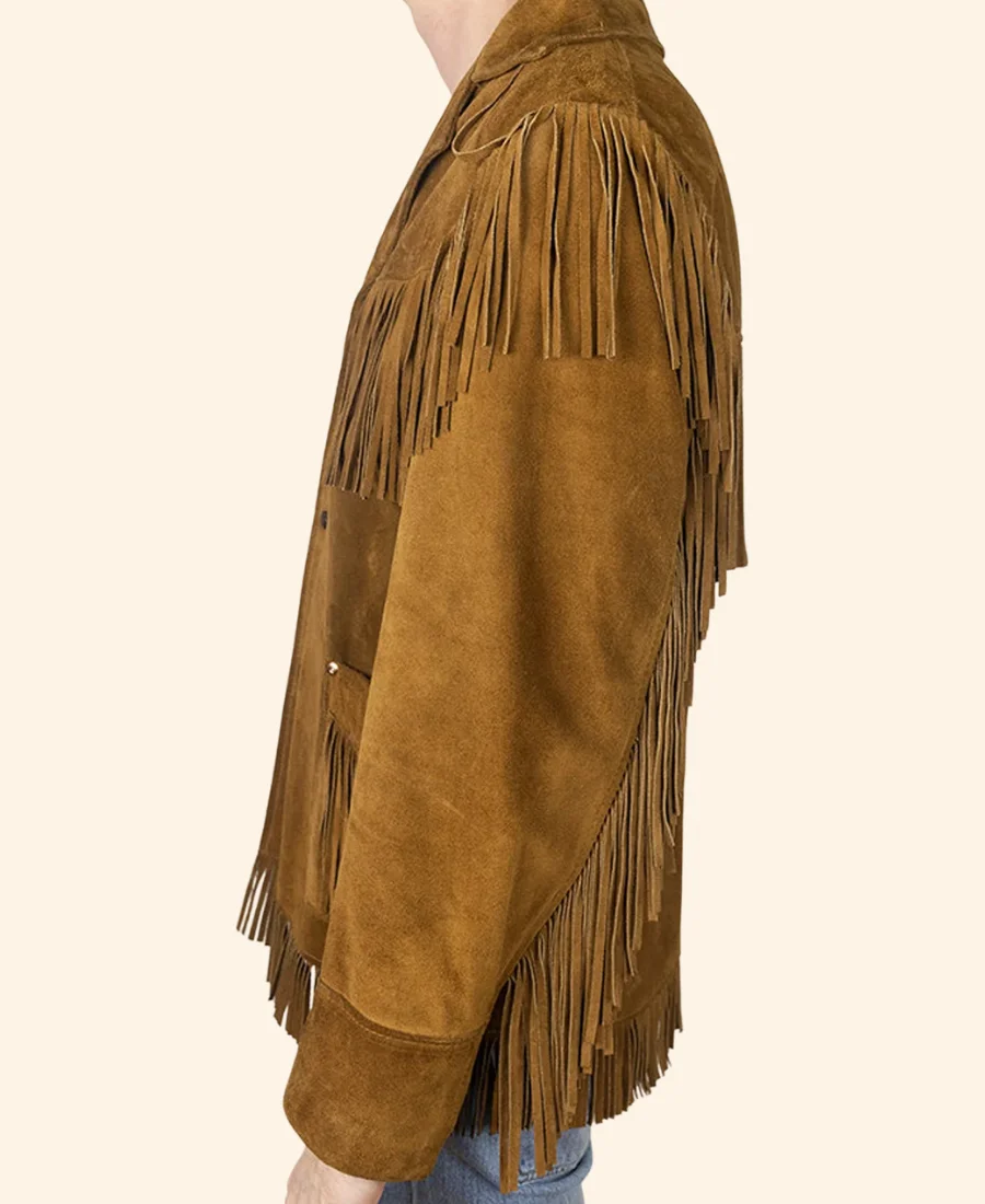 Charmed S04 Phoebe Halliwell Fringed Suede Leather Jacket