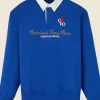 Chelsea X OVO Rugby Top Blue Sweatshirt Front