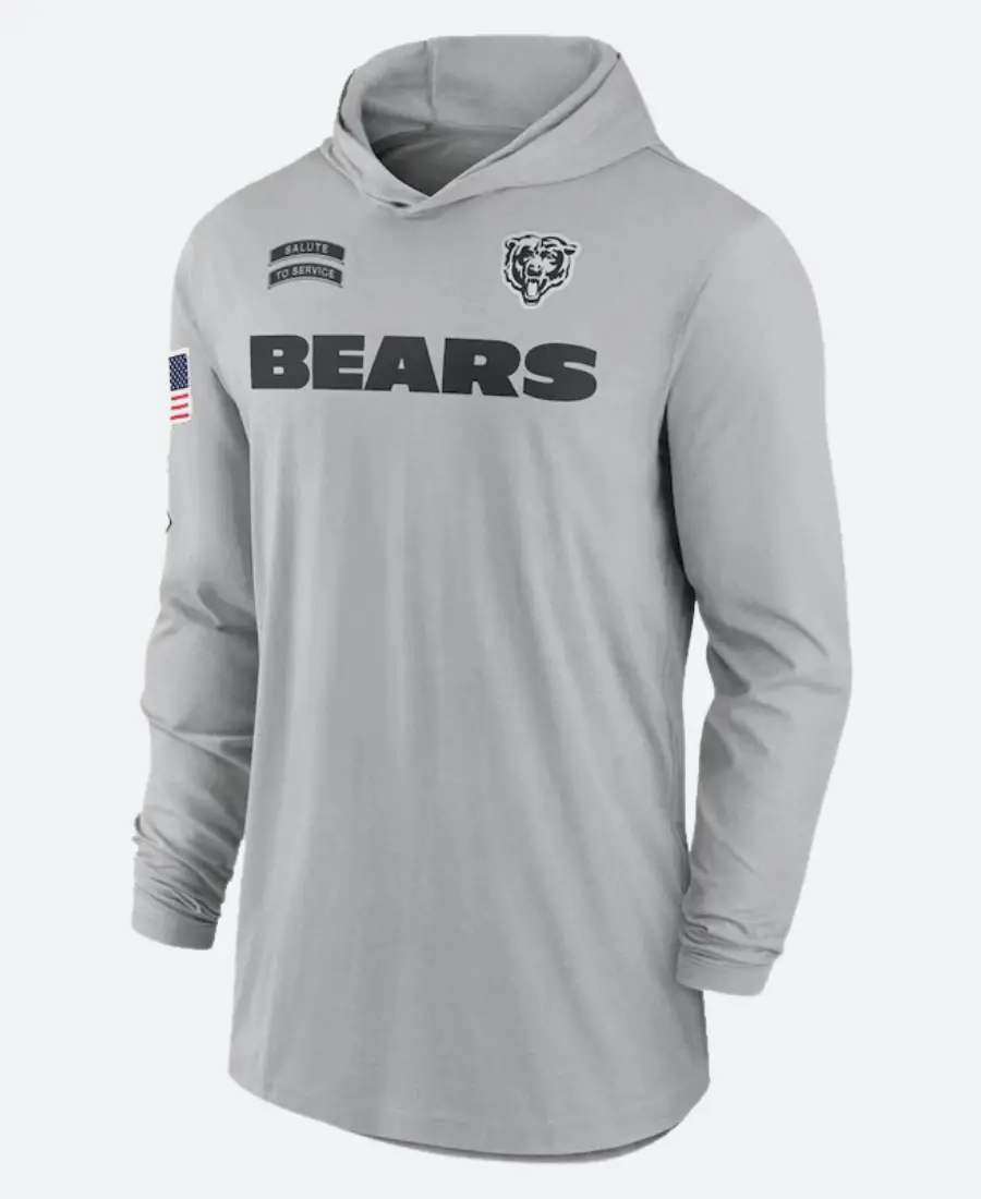 Chicago Bears Salute to Service 2024 Hoodie