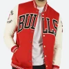 Chicago Bulls Letterman Varsity Jacket Front Image