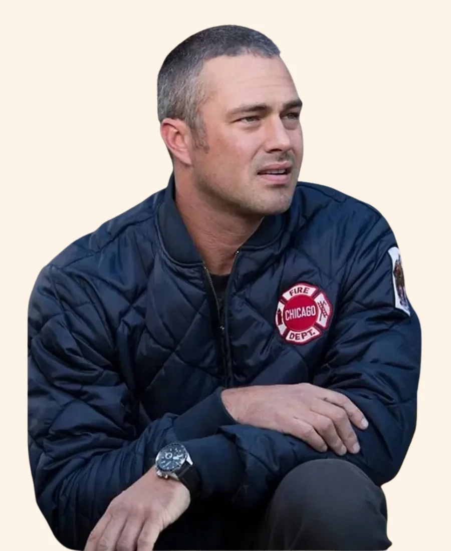 Chicago Fire Kelly Severide Quilted Jacket Zoom Image