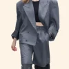 Chloe Grace Moretz NBC Studio NYC Grey Blazer Front