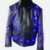WWE Chris Jericho Light Up Leather Jacket Front Image