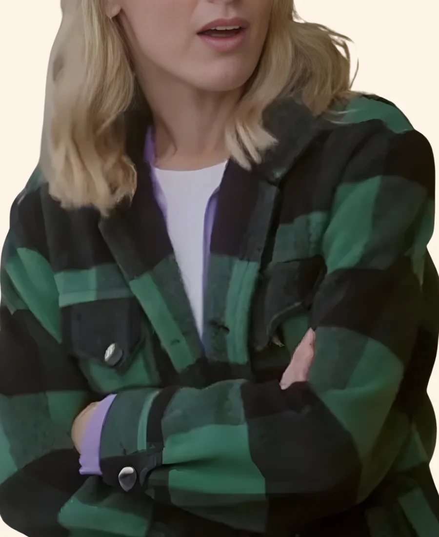 Christmas Island Kate Gabriel Plaid Jacket Close Image