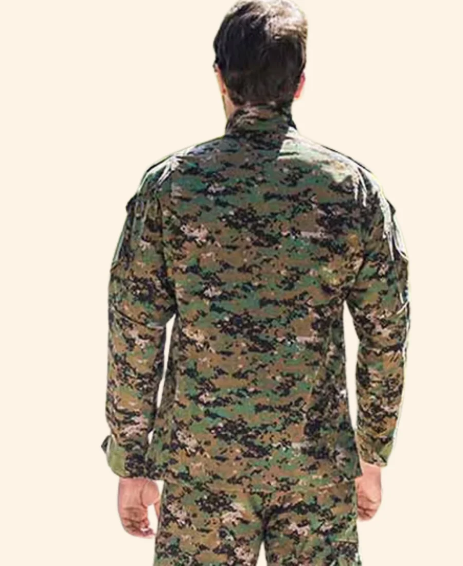 Christmas On Duty Parker Young Camouflage Suit Full Back Image