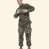 Christmas On Duty Parker Young Green Camouflage Suit