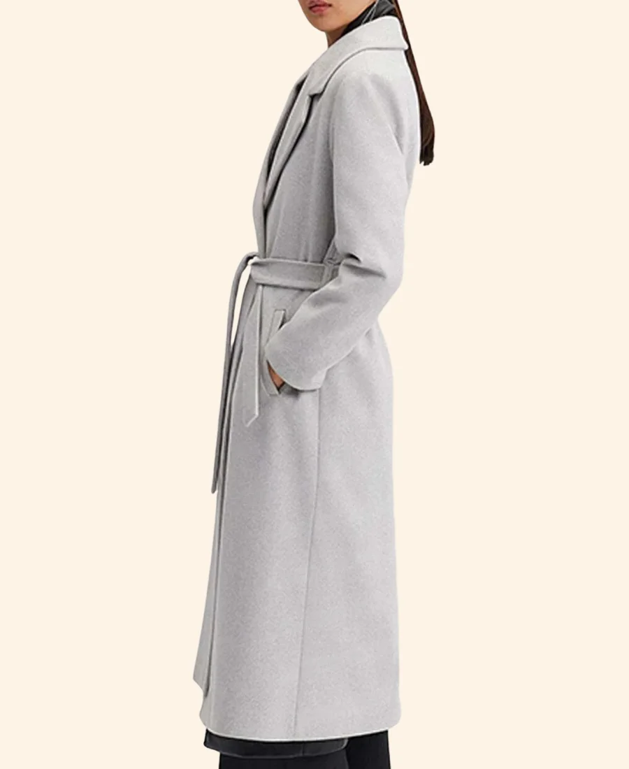 Christmas On The Alpaca Farm Jess Hilliard Trench Coat Arm Image