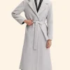 Christmas On The Alpaca Farm Jess Hilliard Trench Coat Front Image
