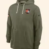 Cleveland Browns 2025 Salute To Service Hoodie Front Image