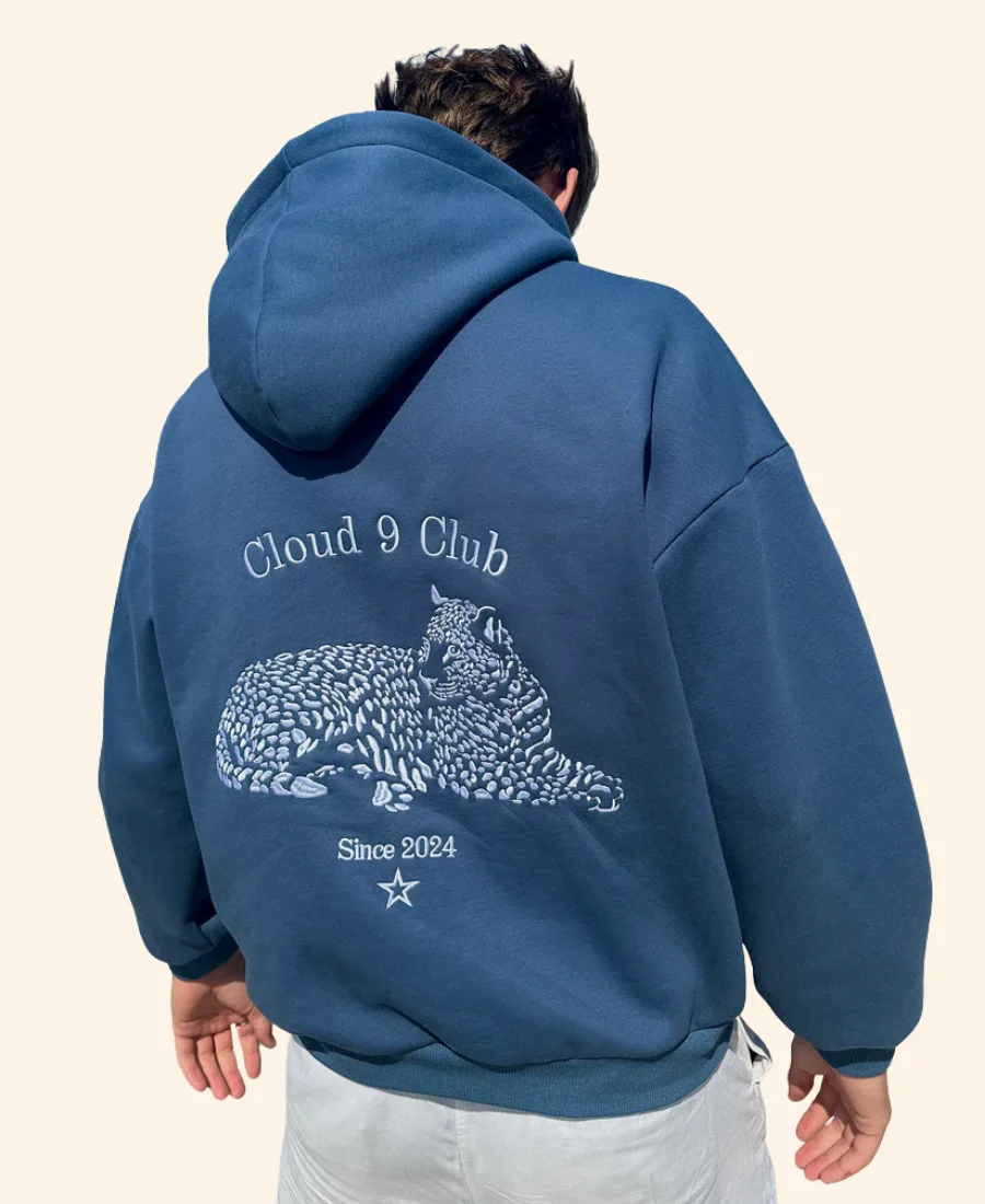 Cloud 9 Club Hoodie Back Image