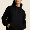 Comfort Airplane Mode Travel Black Hoodie Front Image