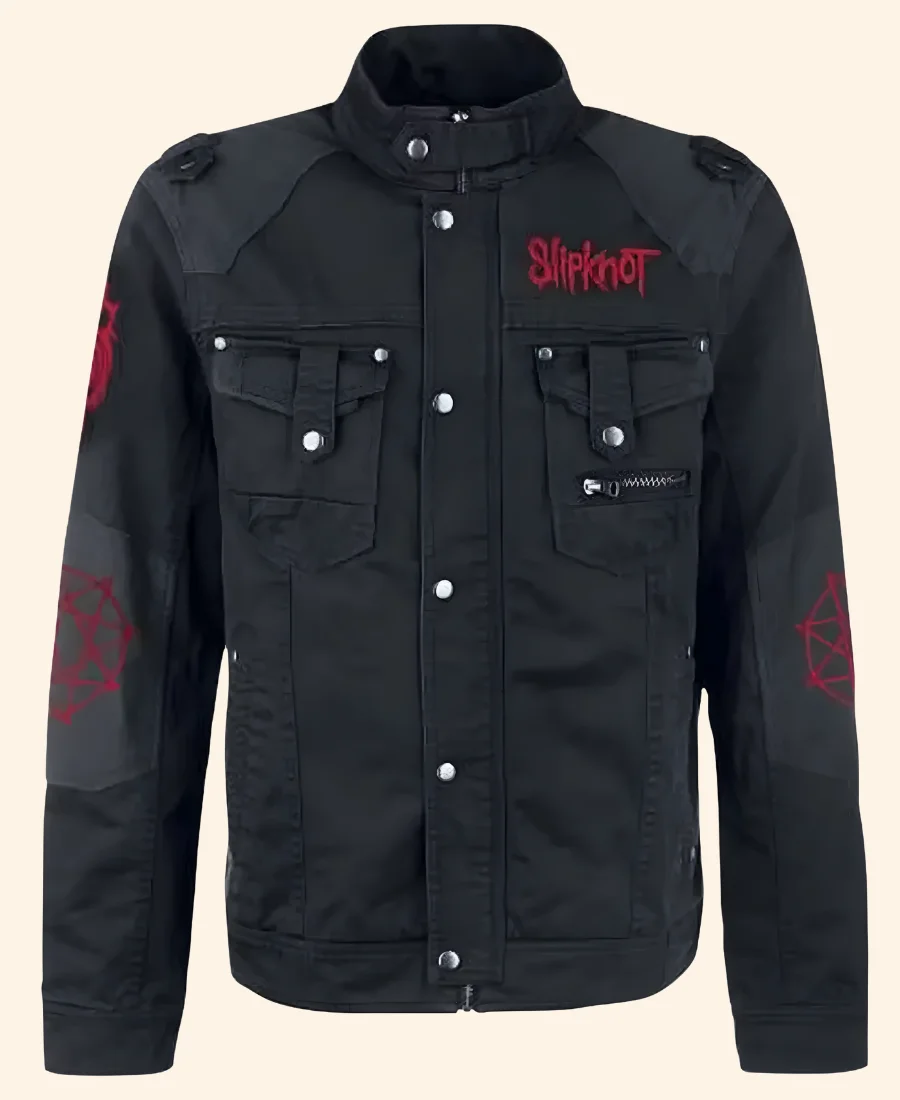 Corey Taylor Slipknot Trucker Jacket Front Image