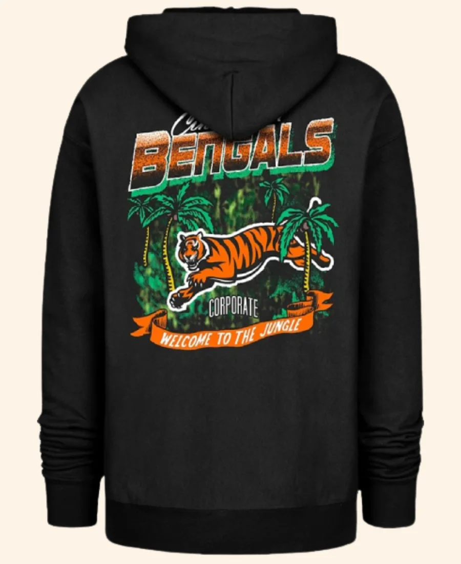 Corporate X 47 Bengals Backer Foundation Hoodie back Image