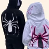 Couple Spiderman Punk Hoodie Image