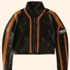 Cyberpunk Syn RMS Leather Jacket Front Image
