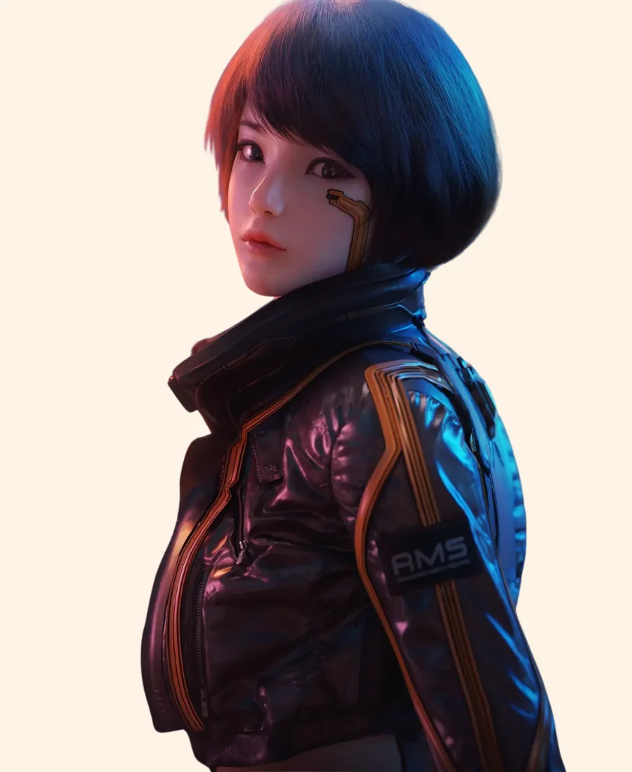 Cyberpunk Syn RMS Leather Jacket