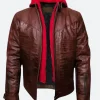 DC Comics Jason Todd Leather Jacket Front Image