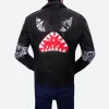 Daft Punk Instant Crush Shark Leather Jacket Back